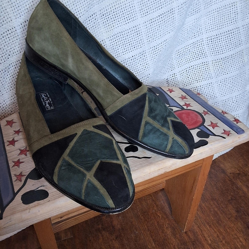 Emilio Franco luxury abstract suede loafers 9